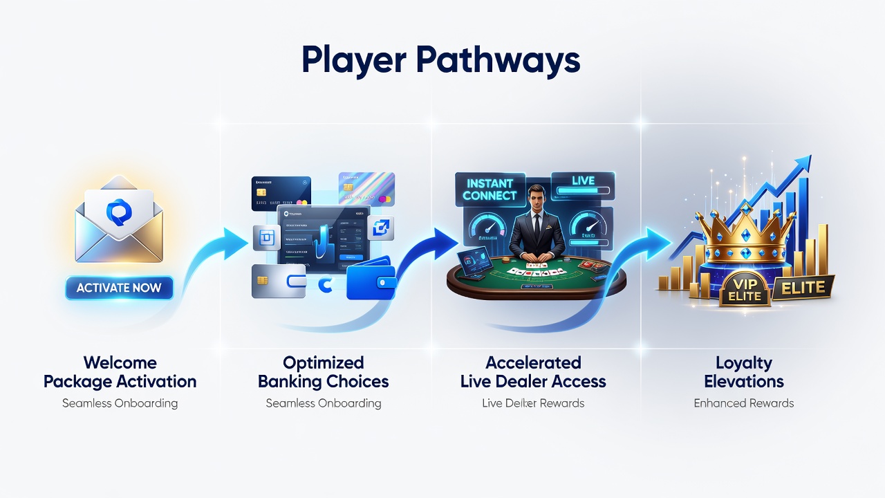 Overzicht van spelerspaden in online casino's van welkomstpakketten tot loyaliteitsniveaus