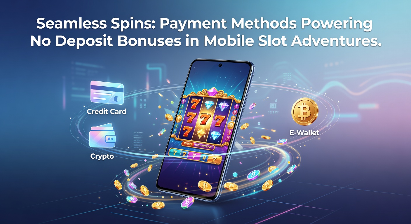 Mobiele gokkast met betalingsiconen en free spins promotie op een smartphone scherm