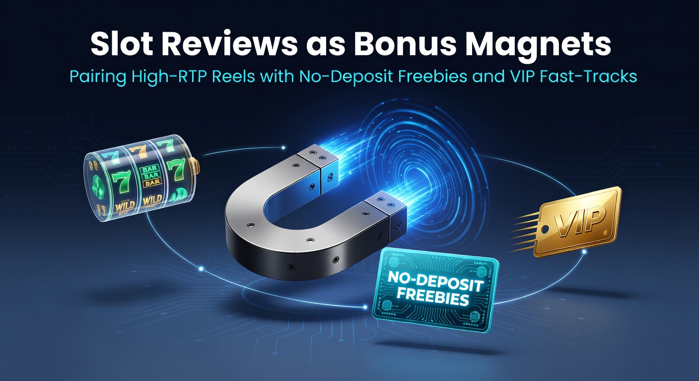 High-RTP slotrollen met bonusiconen en VIP-ladders die spelers lokken naar no-deposit aanbiedingen