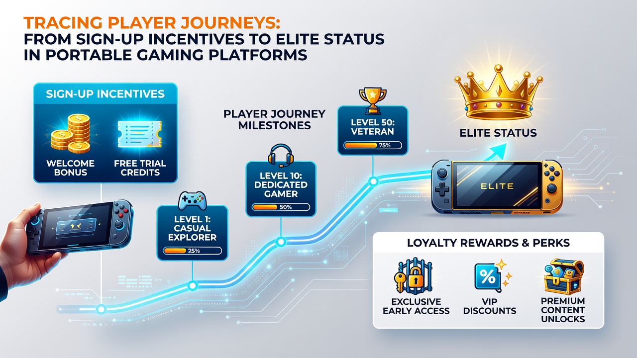 Illustratie van VIP loyaliteitsniveaus en beloningen in mobiele casino apps